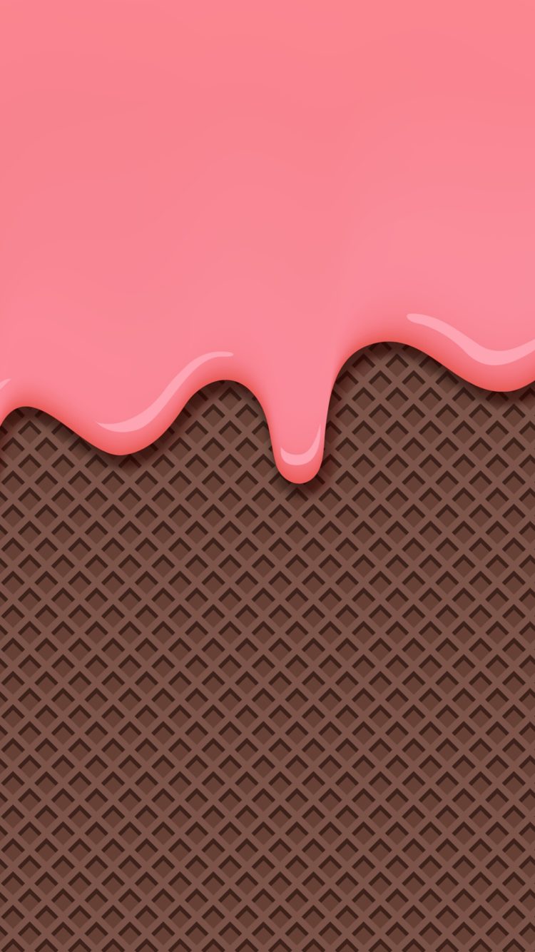 Melting Ice Cream Simple Wallpaper Designs HD Wallpapers Backgrounds Images